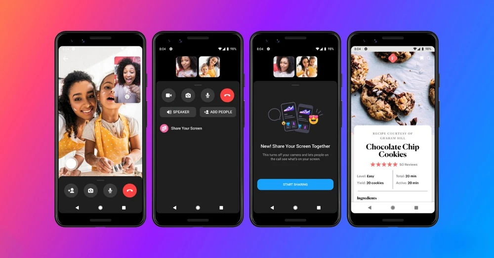 Cách chia sẻ màn hình qua Messenger trên điện thoại và máy tính