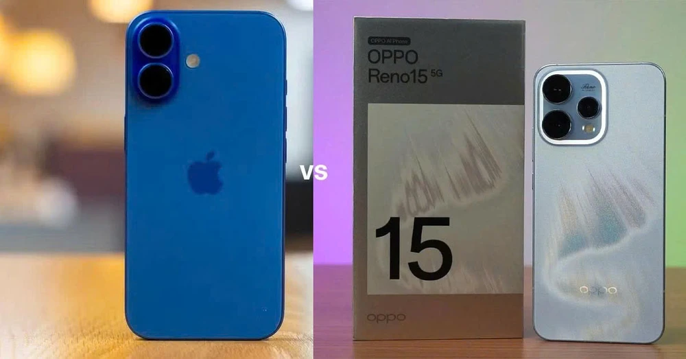 Nên mua iPhone 16 hay Oppo Reno 15: Khi cả hai đều tốt?
