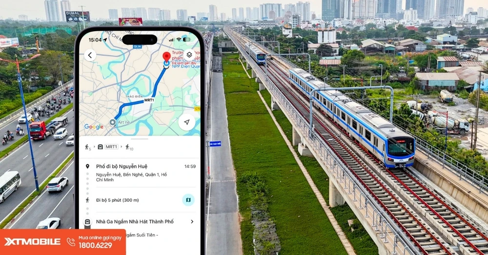 Cách tra cứu lộ trình tuyến Metro số 1 Bến Thành - Suối Tiên chi tiết