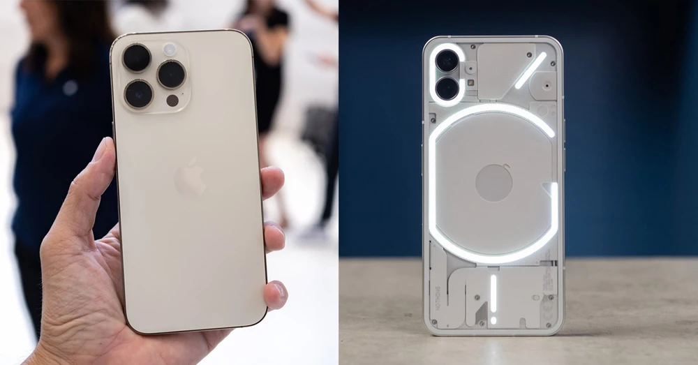 So sánh iPhone 14 Pro với Nothing Phone (2): Cuộc chiến của iOS và Android