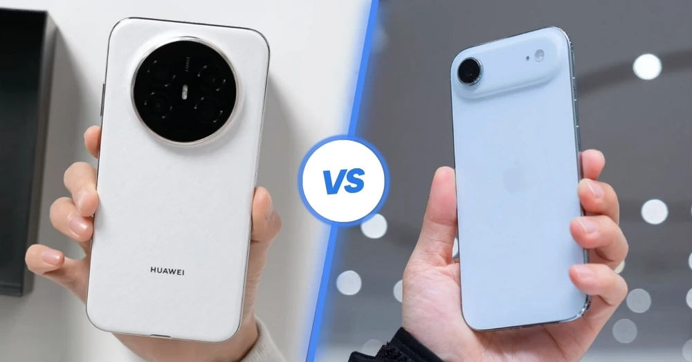 So sánh Huawei Mate 70 Air và iPhone Air: Flagship mỏng nhẹ nào tốt hơn?