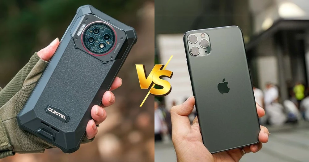 Trong tầm giá 6 triệu nên mua Oukitel WP19 Pro 5G hay iPhone 11 Pro