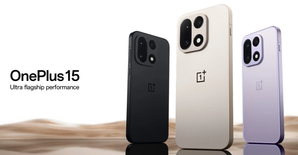 OnePlus 15 ra mắt: Chip Snapdragon 8 Elite Gen 5, màn hình 165Hz, giá từ 14.8 triệu đồng