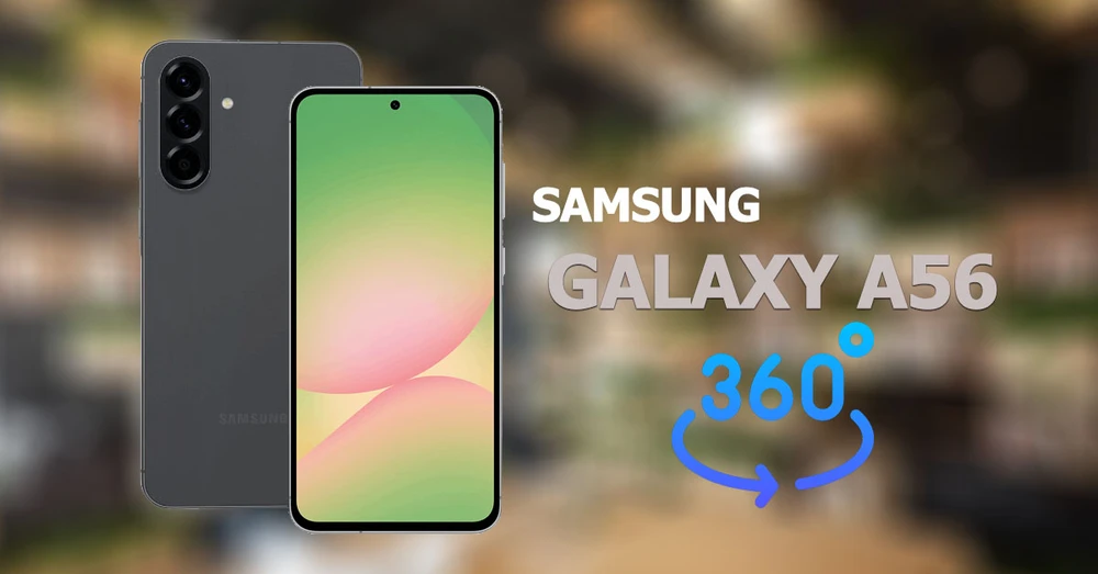 Samsung Galaxy A56 lộ hình ảnh 360 độ với nhiều chi tiết mới