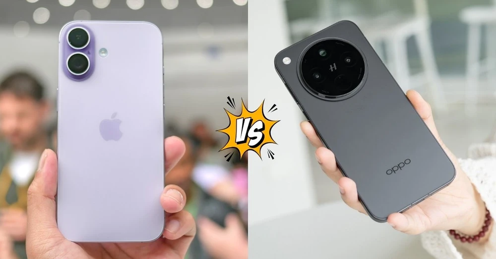 So sánh iPhone 17 và Oppo Find X8: Màn đọ sức khá cân bằng!