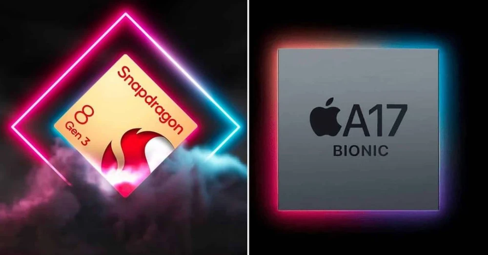 So sánh hiệu năng giữa chip Apple A17 Bionic và Snapdragon 8 Gen 3