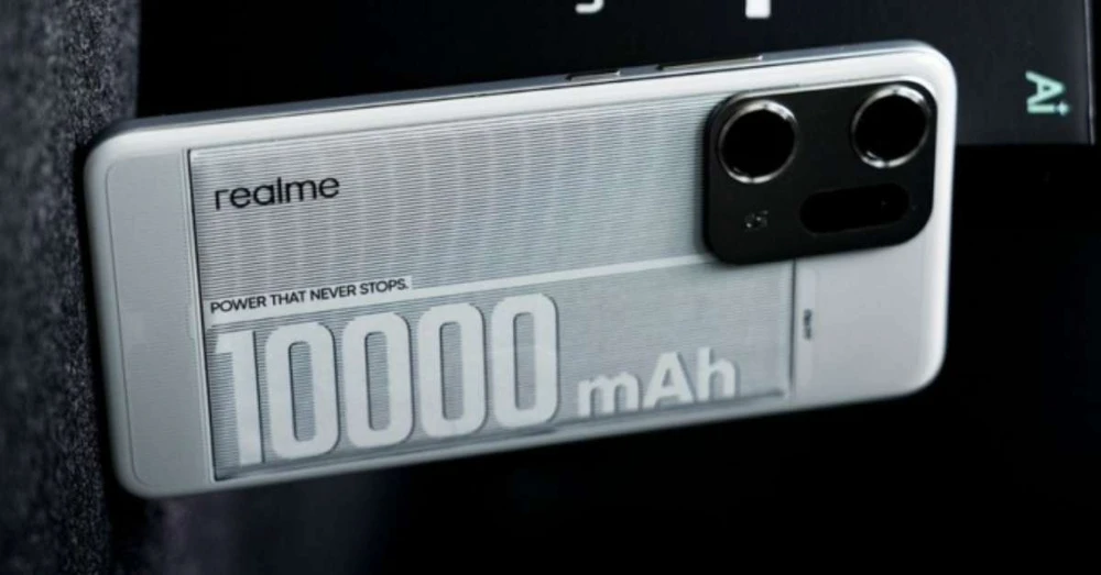 Rò rỉ điện thoại Realme có pin khủng vượt 10.000mAh, thách thức mọi giới hạn