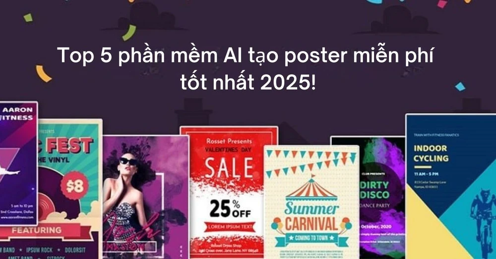 TOP 5 phần mềm AI tạo poster miễn phí, chuyên nghiệp, tốt nhất 2025