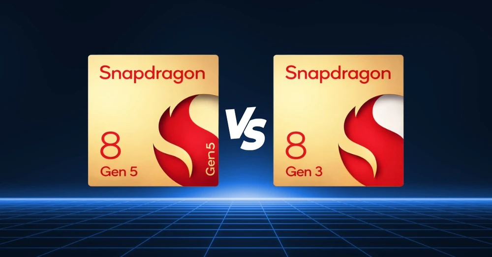So sánh Snapdragon 8 Gen 5 và Snapdragon 8 Gen 3: Chênh lệch ra sao?