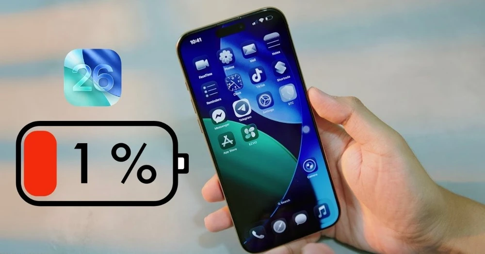 Hướng dẫn cách khắc phục lỗi hao pin trên iOS 26 hiệu quả