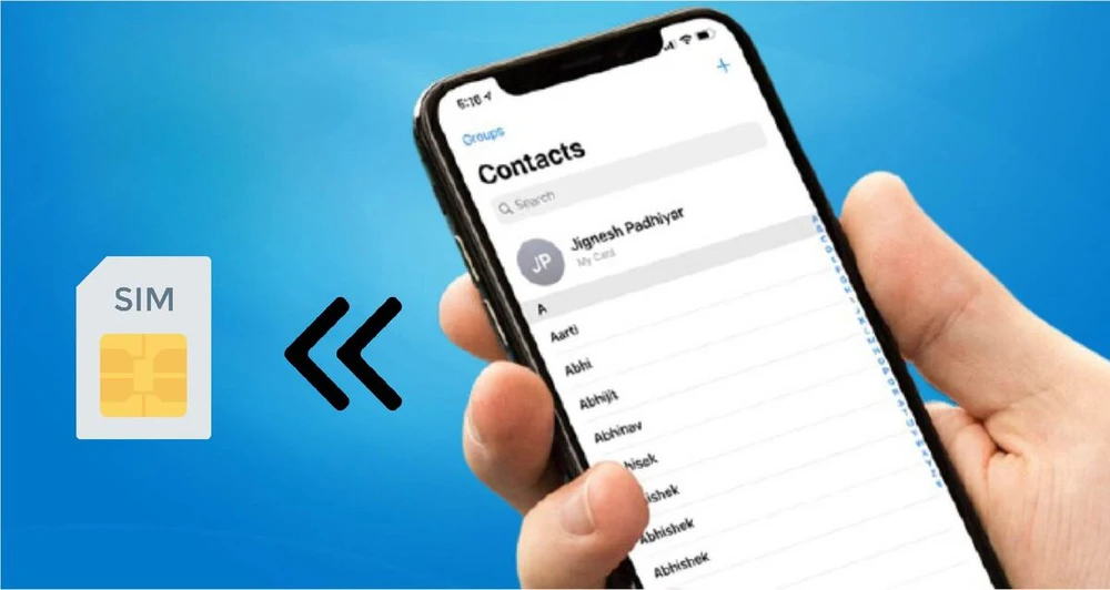 Cách lưu số điện thoại vào sim trên iPhone đơn giản, chi tiết nhất