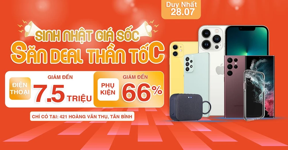 Duy nhất 28/07: Điện thoại đồng loạt giảm đến 7,5 triệu tại XTmobile 421 Hoàng Văn Thụ