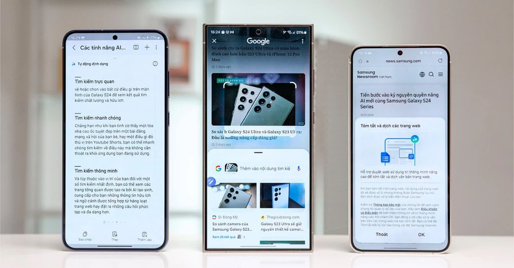 Top điện thoại Samsung có AI tốt đáng mua nhất hiện nay
