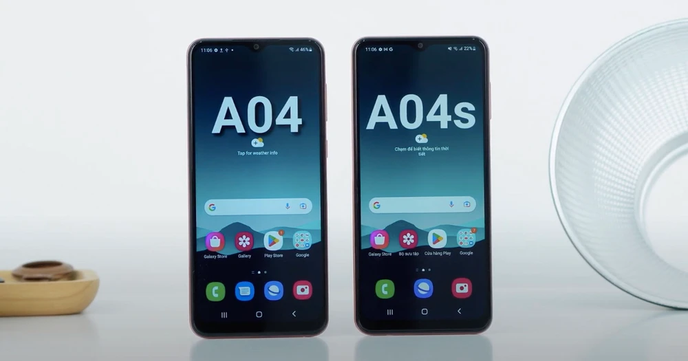 So sánh Galaxy A04 và Galaxy A04s: Chênh nhau 1 triệu nên mua smartphone nào?