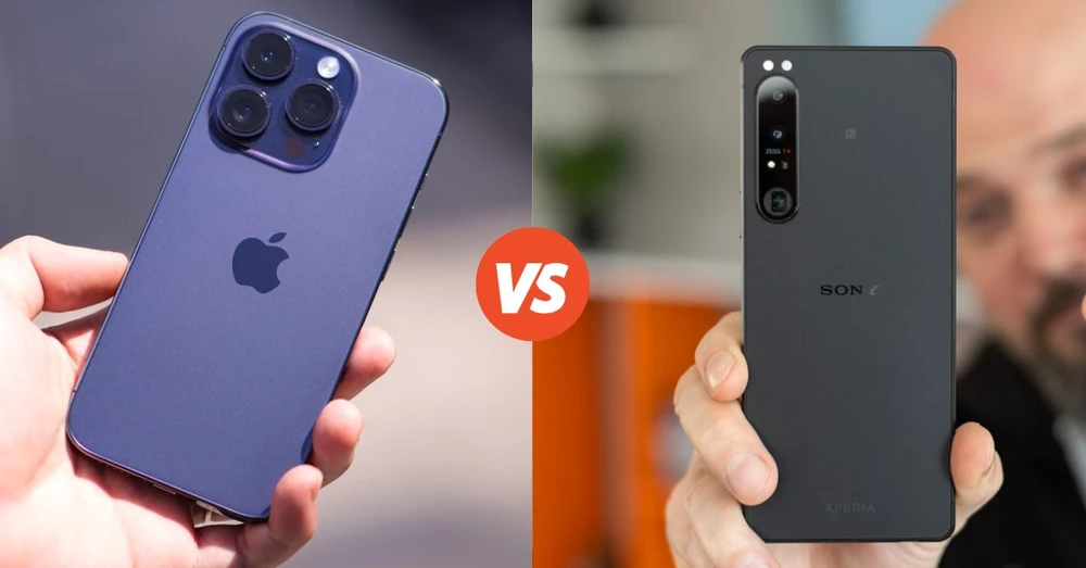 So sánh iPhone 14 Pro và Sony Xperia 1 IV: Màn so găng cực căng