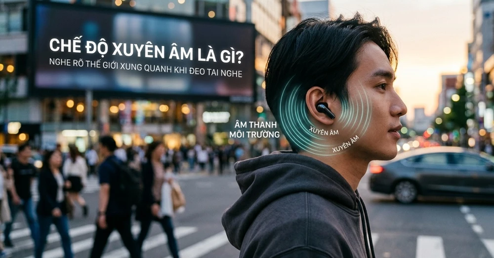 Chế độ xuyên âm là gì? Hoạt động thế nào? Tai nghe nào có chế độ xuyên âm