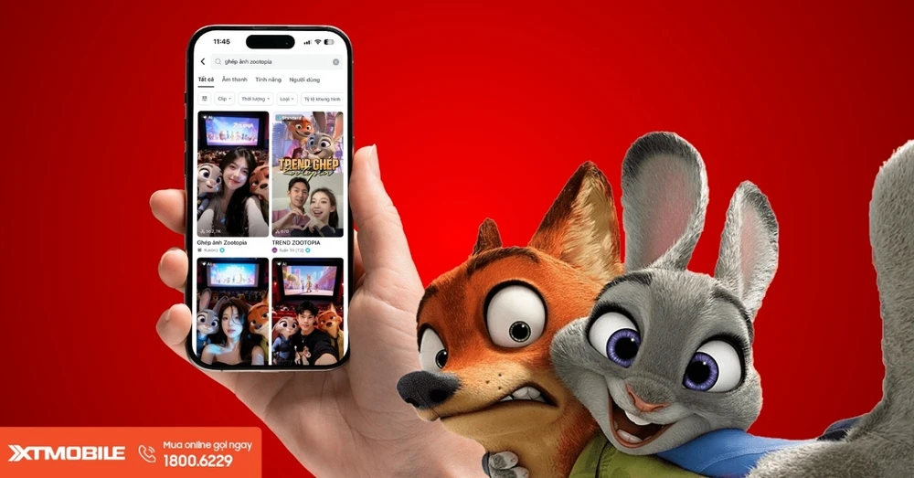 Cách tạo ảnh chụp cùng nhân vật Zootopia trên điện thoại cực đơn giản!
