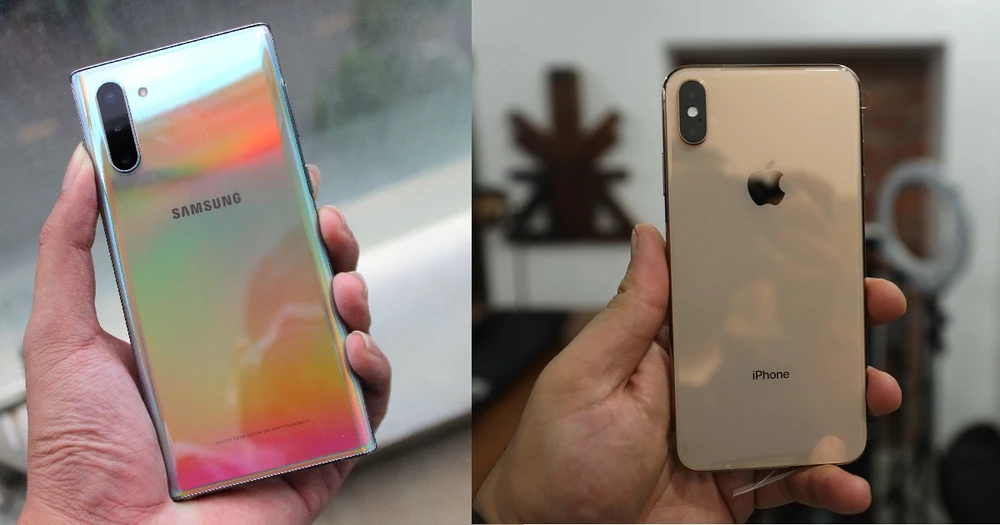 Galaxy Note 10, iPhone Xs so kè: Smartphone nhỏ gọn nào hấp dẫn hơn?