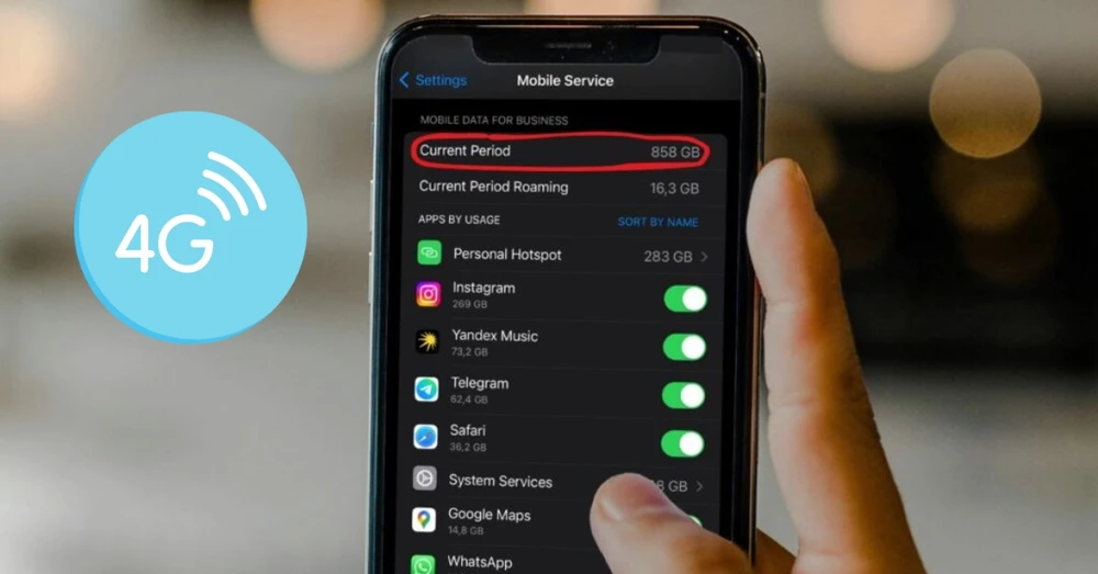 Cách kiểm tra dung lượng 4G đã sử dụng trên iPhone chính xác nhất