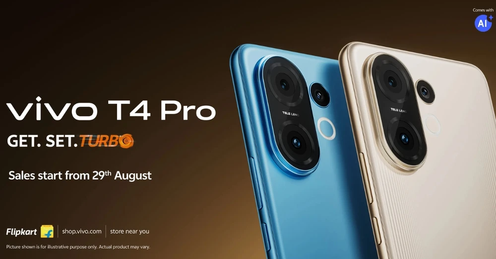 Vivo T4 Pro 5G ra mắt: Màn hình AMOLED cong, zoom tiềm vọng 3x và chip Snapdragon 7 Gen 4