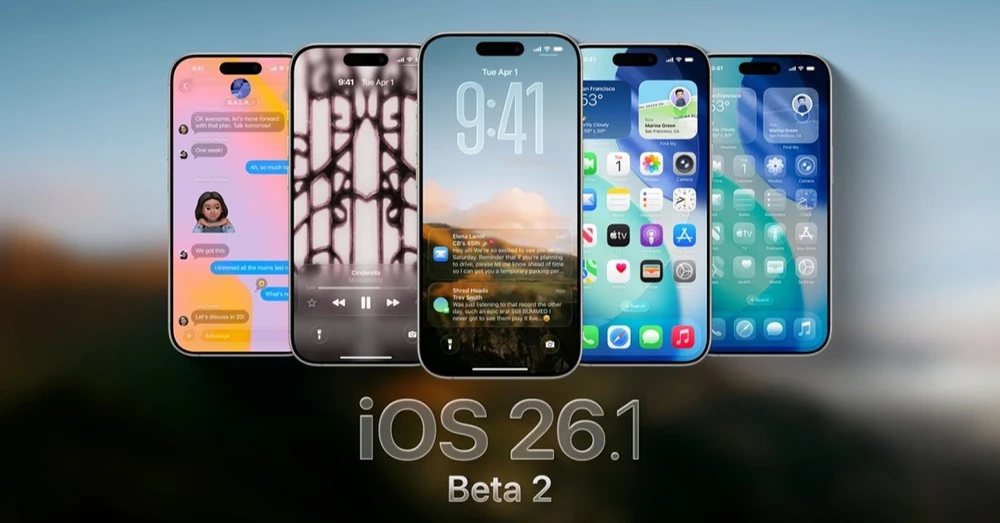 Apple phát hành iOS 26.1 Beta 2 với những chi tiết thay đổi thú vị