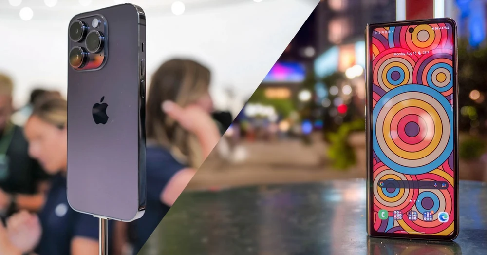 iPhone 14 Pro Max và Samsung Z Fold 4: Cuộc đụng độ của những gã nhà giàu