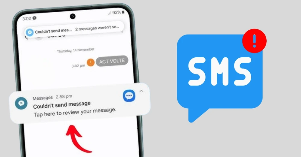 Không gửi được tin nhắn SMS trên Samsung: Nguyên nhân và cách khắc phục