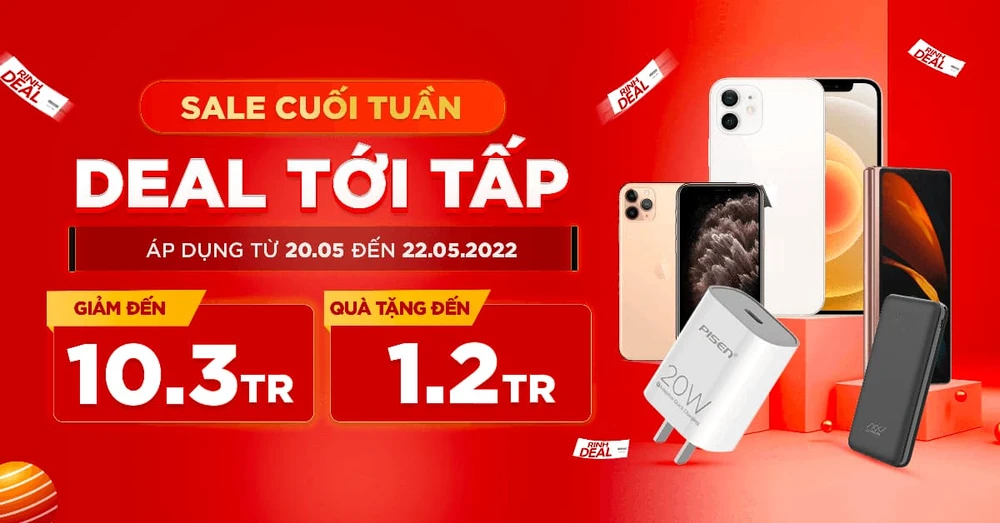 Sale cuối tuần: Điện thoại đồng loạt giảm đến 10,3 triệu, quà tặng đến 1,2 triệu
