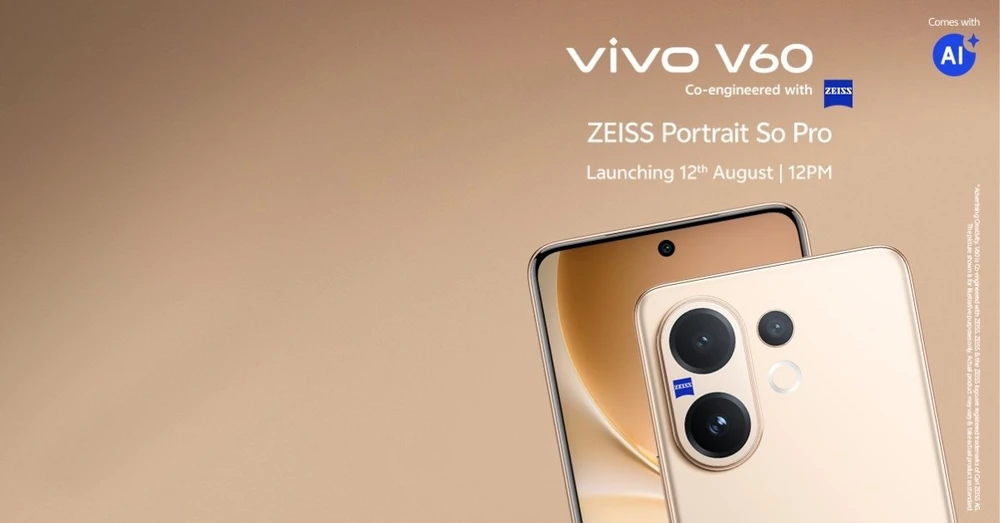 Vivo V60 ra mắt: Pin 6.500mAh, Snapdragon 7 Gen 4 và camera tele ZEISS 50MP