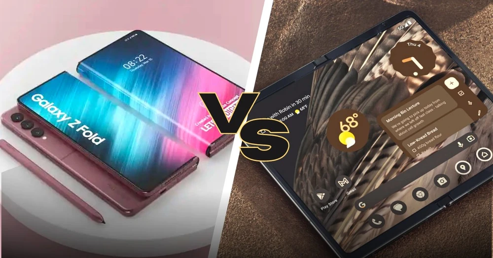 So sánh Galaxy Z Fold 5 và Google Pixel Fold dựa trên các tin đồn