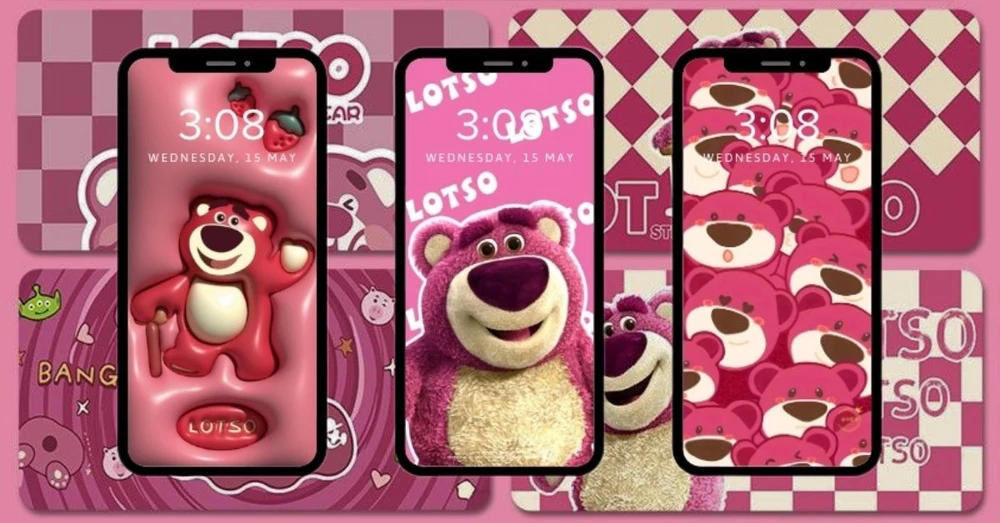 50+ hình nền gấu dâu cute, cực đáng yêu cho điện thoại & máy tính