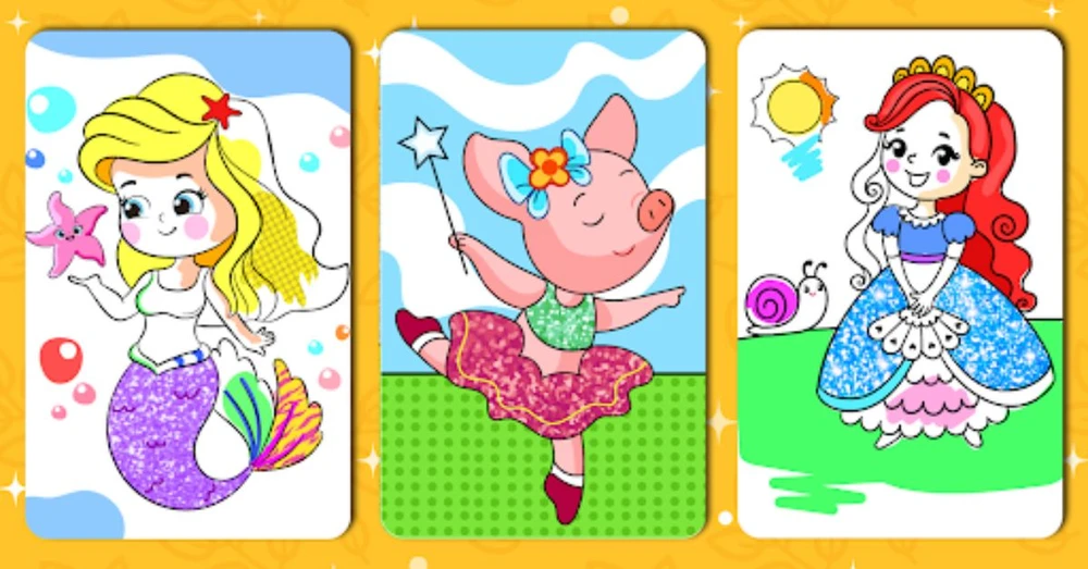 Tổng hợp 10+ game tô màu hay nhất cho bé trên điện thoại