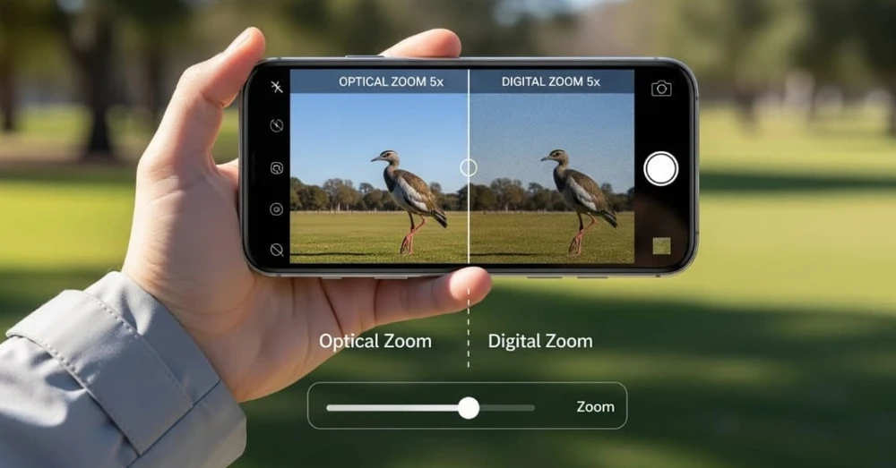 Zoom quang học và Zoom kỹ thuật số là gì? Có điểm gì khác biệt?