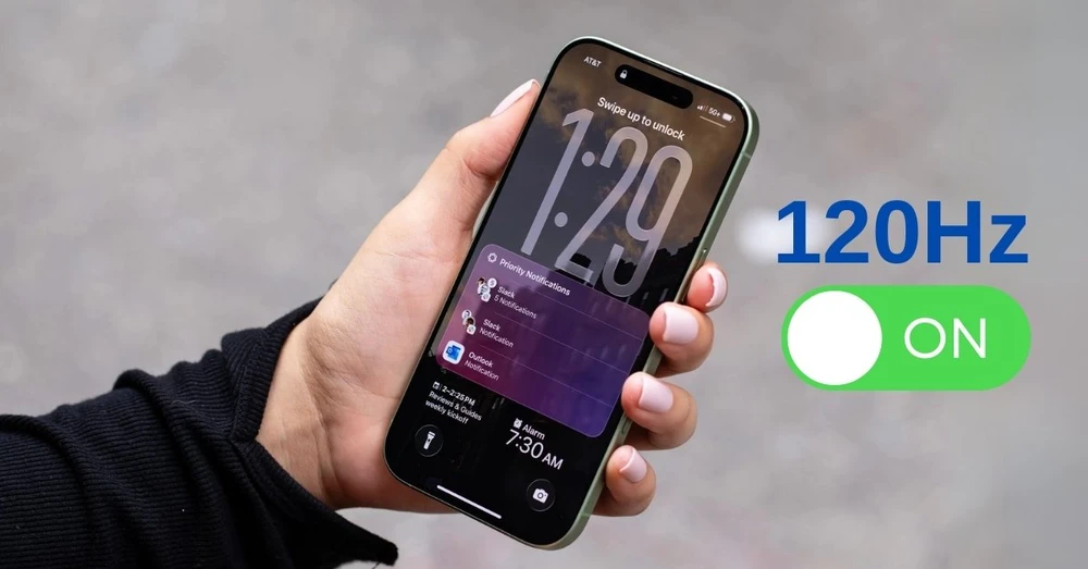 Cách bật/tắt 120Hz trên iPhone 17, tối ưu thời lượng pin