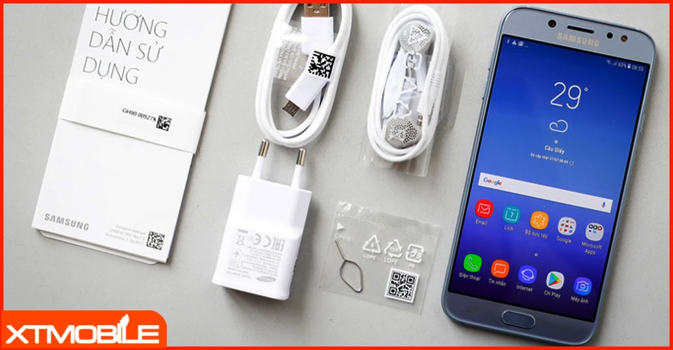 Đập hộp Samsung Galaxy J7 Pro 2017 mới nhất