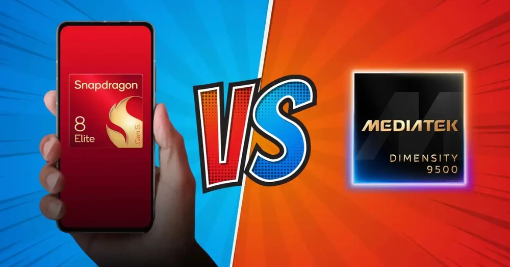 So sánh Snapdragon 8 Elite Gen 5 và MediaTek Dimensity 9500: Vi xử lý Android nào tốt hơn?