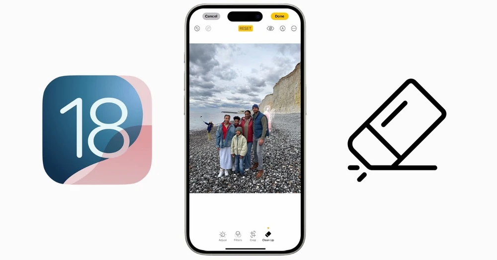 Tính năng Clean Up trên iOS 18: Xóa vật thể bằng AI trên iPhone