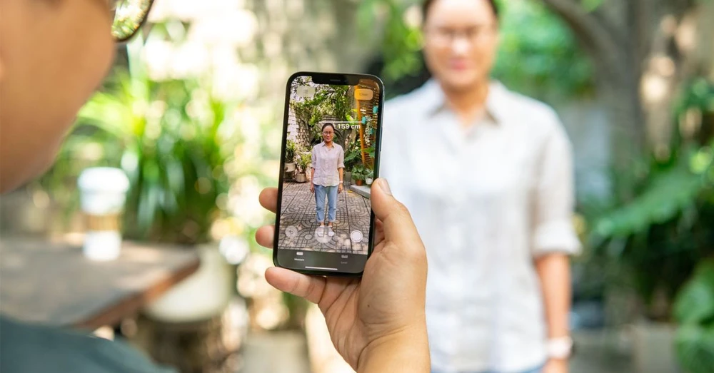 Hướng dẫn sử dụng iPhone 12 Pro và iPhone 12 Pro Max để đo chiều cao