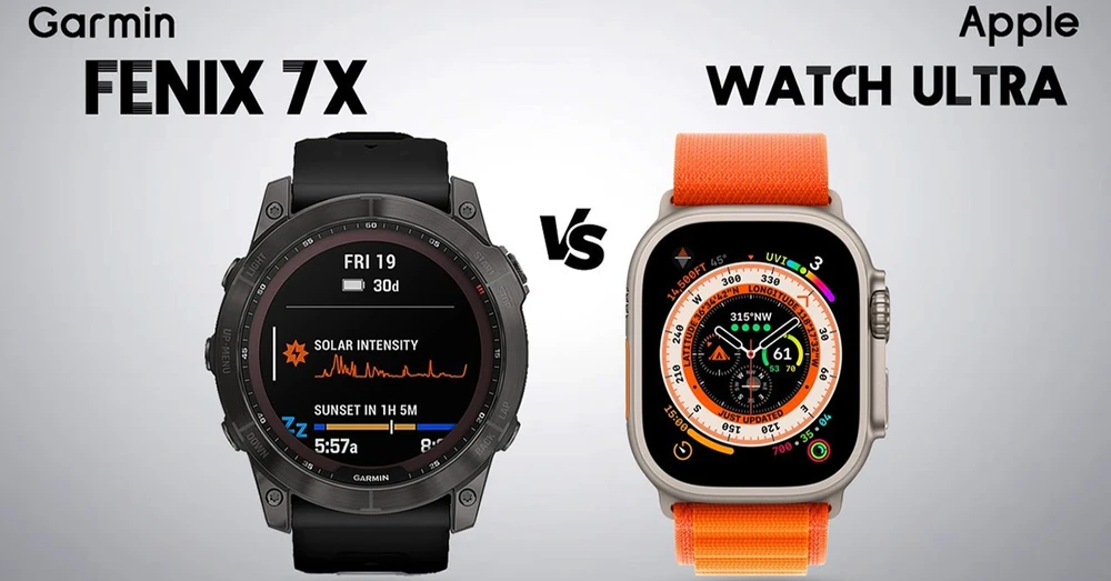 Apple Watch Ultra vs Garmin Fenix 7: Đâu là mẫu đồng hồ xuất sắc nhất?