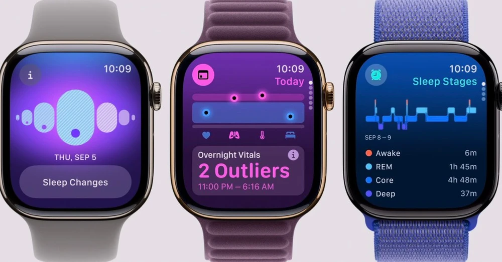 Cách thức hoạt động của chức năng phát hiện chứng ngưng thở khi ngủ trên Apple Watch Series 10