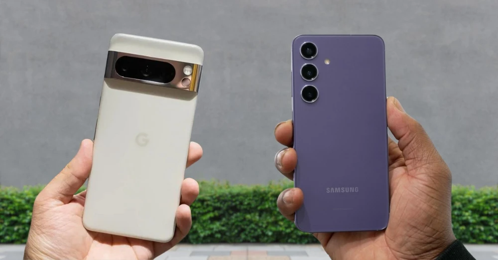 Samsung S24 Plus và Google Pixel 8 Pro: Chênh 2 triệu nên mua máy nào?