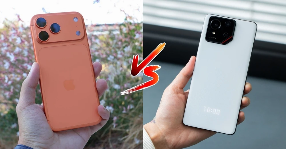 So sánh iPhone 17 Pro Max và ROG Phone 9 Pro: Nên chọn mua máy nào?