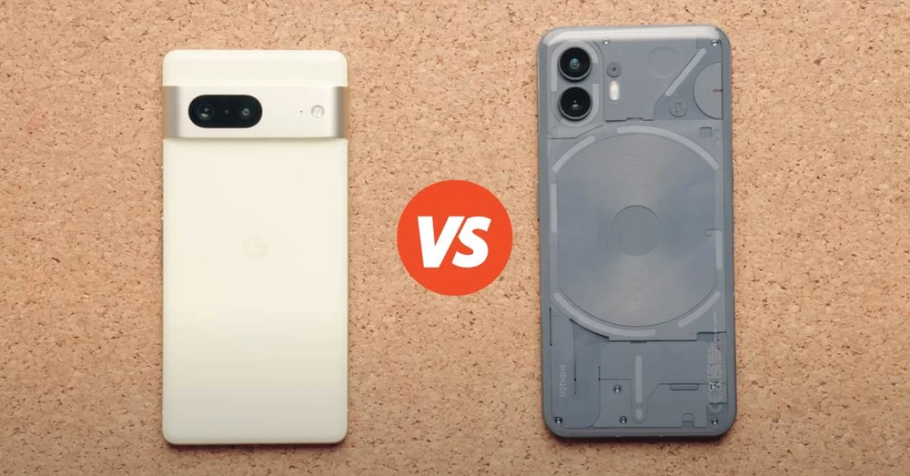 So sánh Google Pixel 7 với Nothing Phone (2): Đã xuất hiện đối thủ khiến Google phải lo ngại?