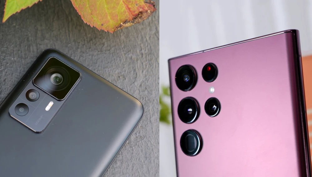 So sánh Samsung S22 Ultra và Xiaomi 12T Pro: Cuộc chiến độ phân giải ống kính