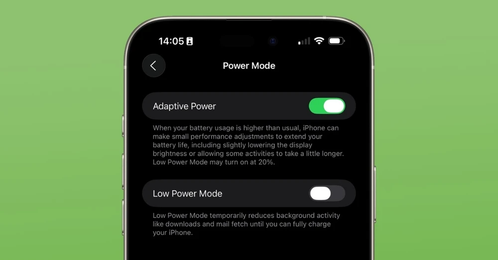 Hướng dẫn cách bật Adaptive Power trên iPhone giúp tiết kiệm pin thông minh