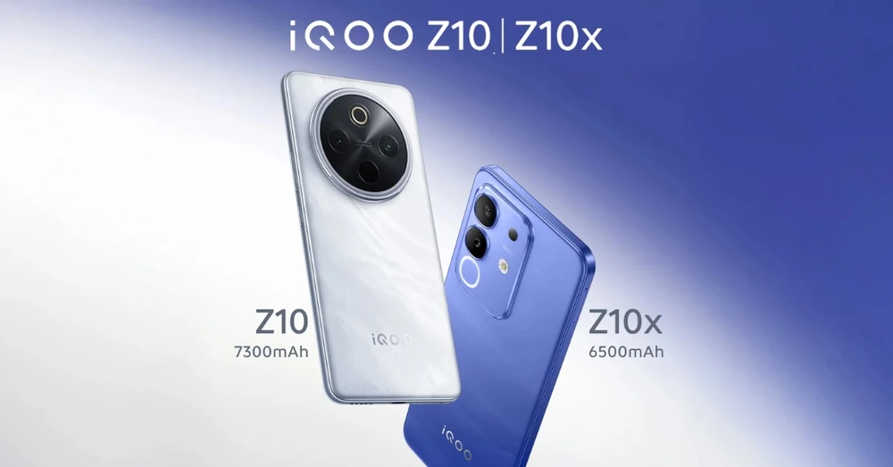 Vivo iQOO Z10 và Z10x ra mắt: Pin 7.300 mAh, camera kép 50MP, giá chỉ từ 4.03 triệu đồng