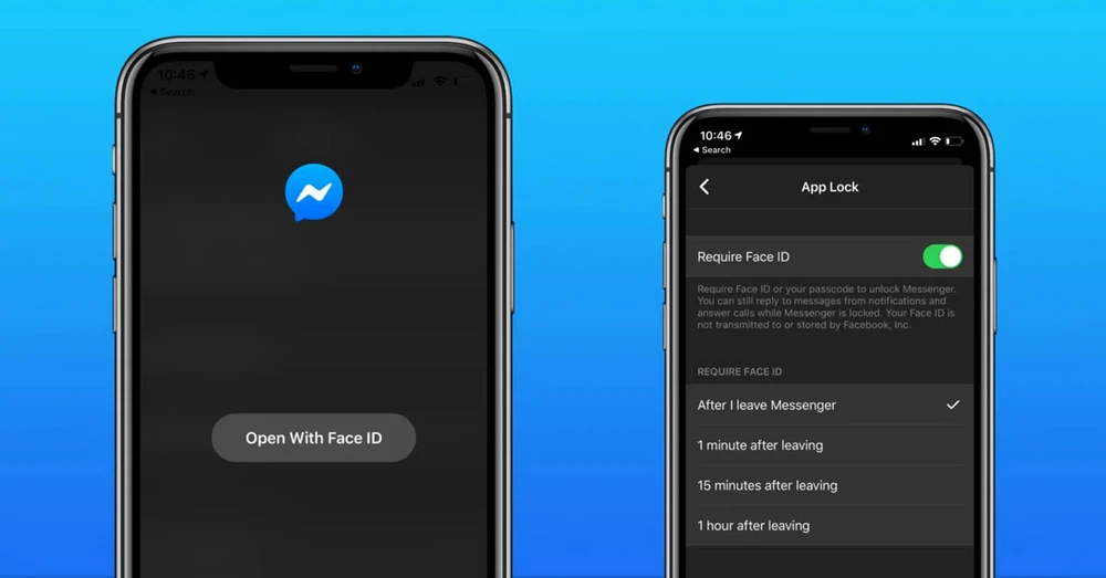 Cách đặt mã PIN hoặc FaceID trên ứng dụng Messenger