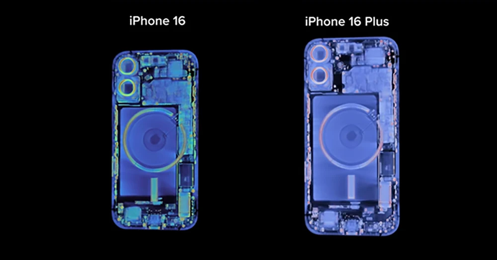 Tháo rời iPhone 16 và 16 Plus: Loại bỏ pin, keo điện và tháo dỡ hoàn toàn bên trong