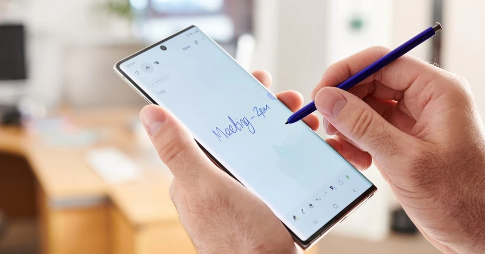 Galaxy Note 20 sẽ được trang bị công nghệ cảm biến vân tay siêu âm mới cho vùng nhận diện lớn gấp 17 lần