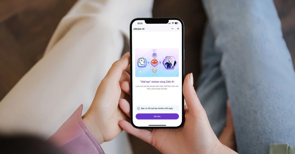 Cách tạo sticker trên Zalo bằng AI không đụng hàng chỉ trong vài giây